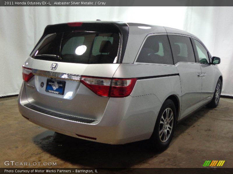 Alabaster Silver Metallic / Gray 2011 Honda Odyssey EX-L