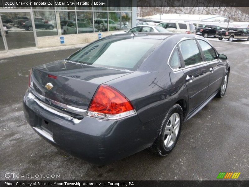 Cyber Gray Metallic / Ebony 2010 Chevrolet Impala LS
