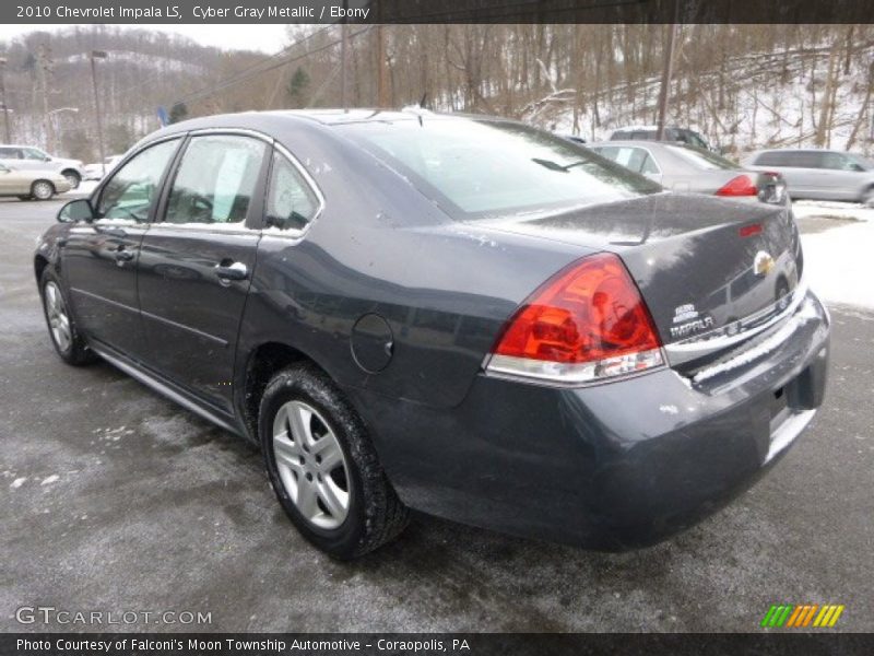 Cyber Gray Metallic / Ebony 2010 Chevrolet Impala LS