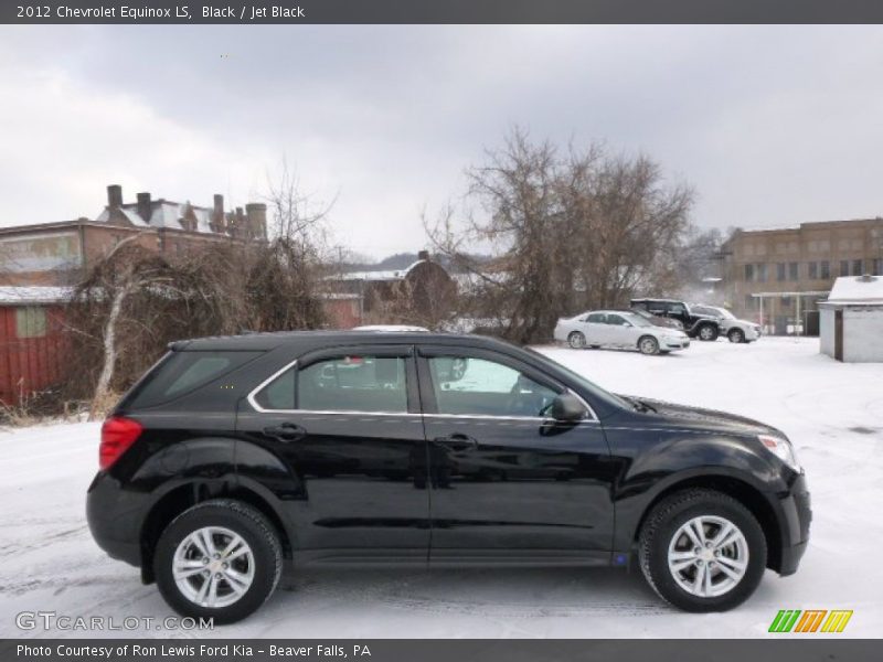 Black / Jet Black 2012 Chevrolet Equinox LS