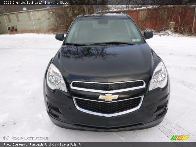 Black / Jet Black 2012 Chevrolet Equinox LS