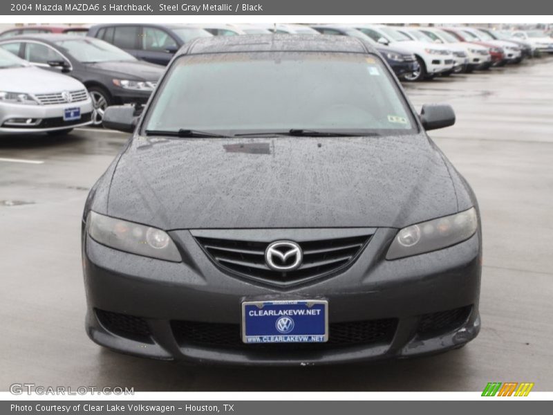 Steel Gray Metallic / Black 2004 Mazda MAZDA6 s Hatchback