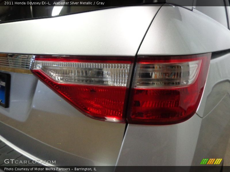 Alabaster Silver Metallic / Gray 2011 Honda Odyssey EX-L