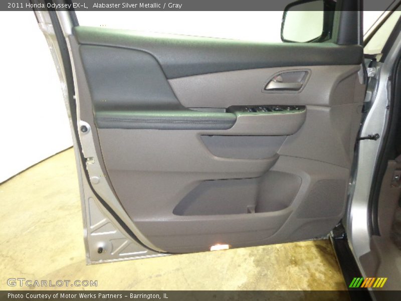 Alabaster Silver Metallic / Gray 2011 Honda Odyssey EX-L