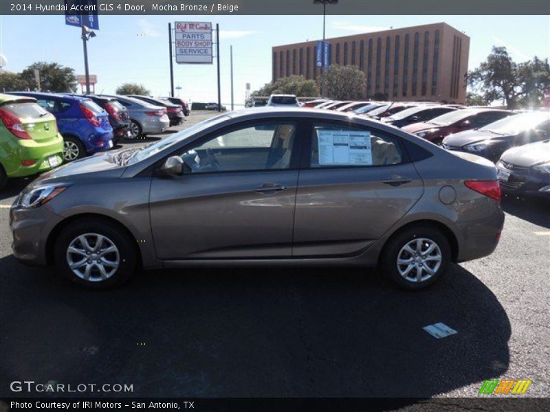 Mocha Bronze / Beige 2014 Hyundai Accent GLS 4 Door