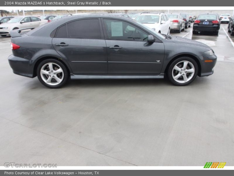 Steel Gray Metallic / Black 2004 Mazda MAZDA6 s Hatchback