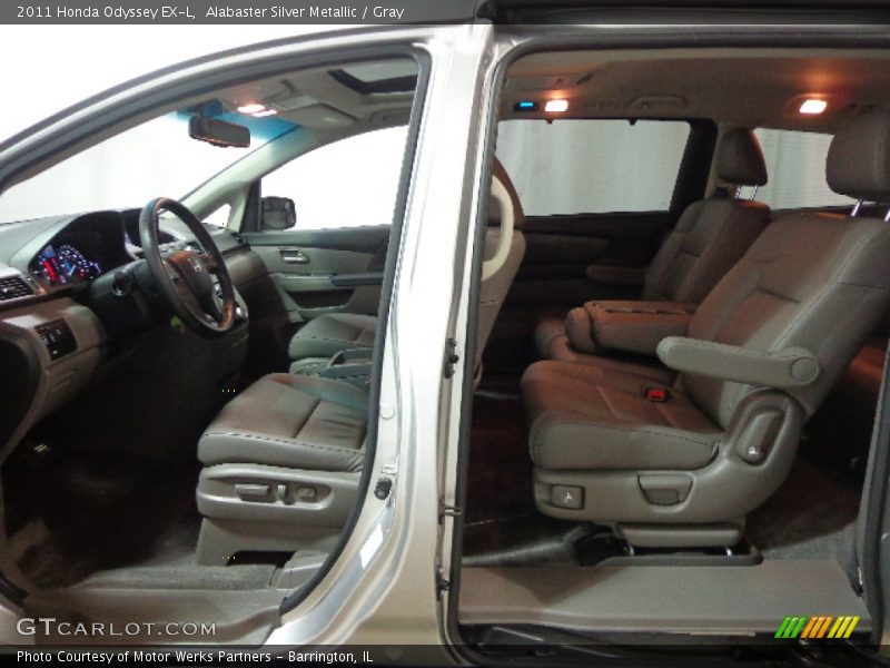 Alabaster Silver Metallic / Gray 2011 Honda Odyssey EX-L
