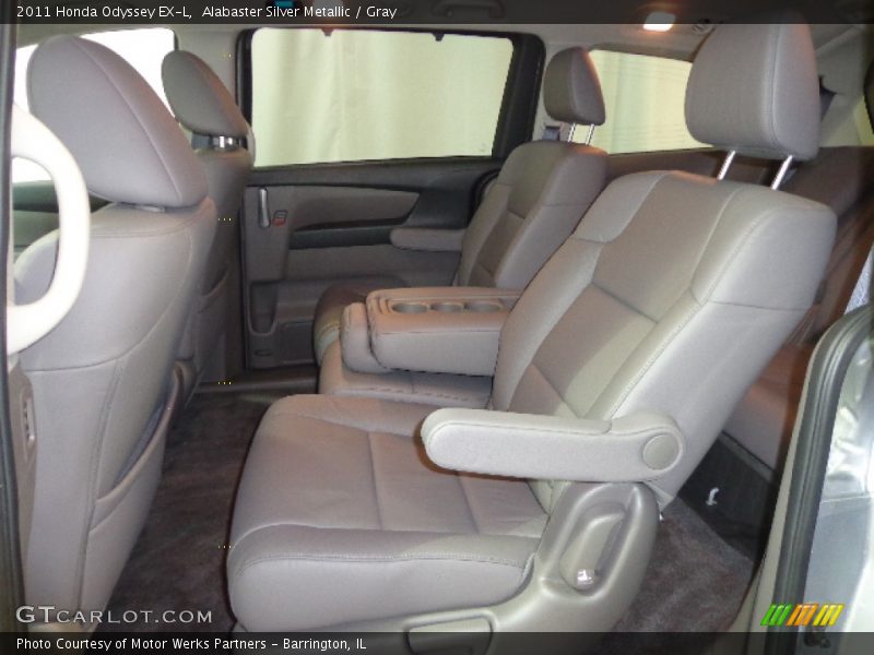 Alabaster Silver Metallic / Gray 2011 Honda Odyssey EX-L