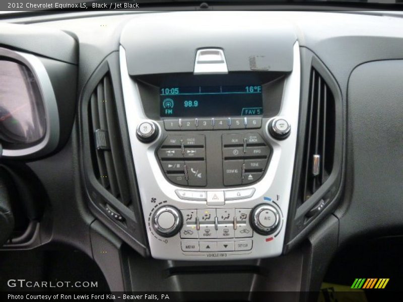 Black / Jet Black 2012 Chevrolet Equinox LS
