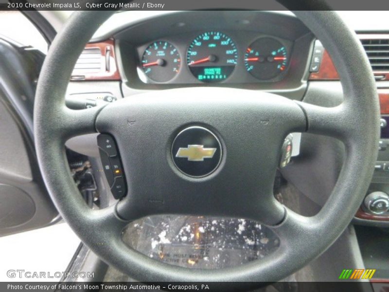 Cyber Gray Metallic / Ebony 2010 Chevrolet Impala LS