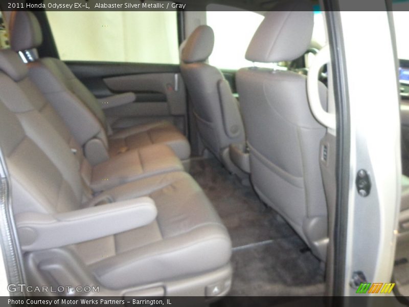 Alabaster Silver Metallic / Gray 2011 Honda Odyssey EX-L