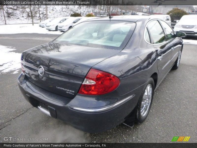 Midnight Blue Metallic / Titanium 2008 Buick LaCrosse CXL