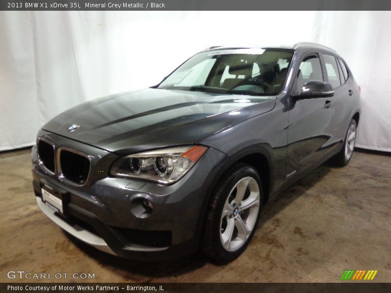 Mineral Grey Metallic / Black 2013 BMW X1 xDrive 35i