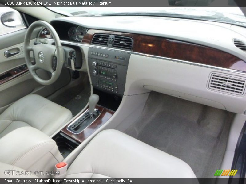 Midnight Blue Metallic / Titanium 2008 Buick LaCrosse CXL