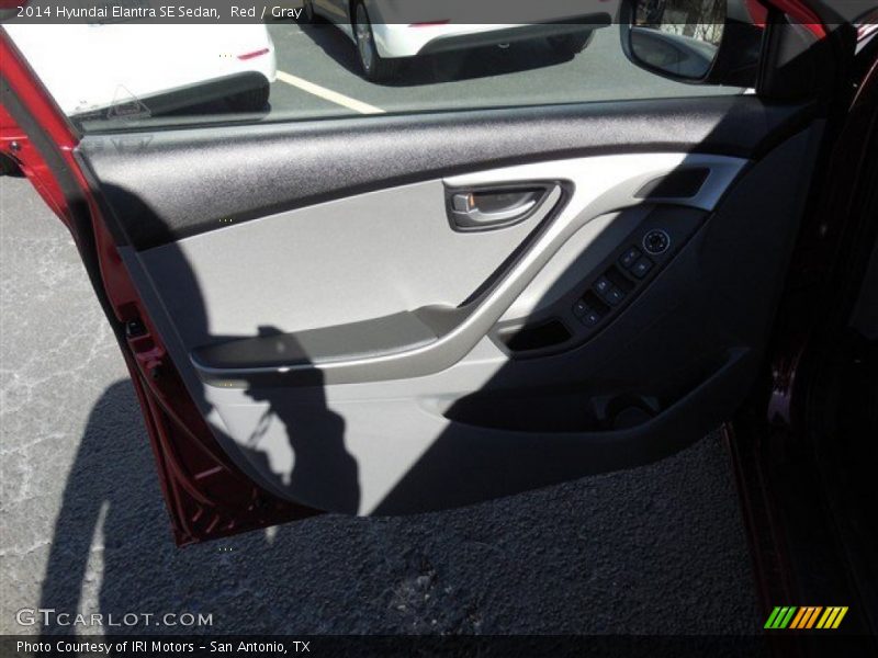 Red / Gray 2014 Hyundai Elantra SE Sedan