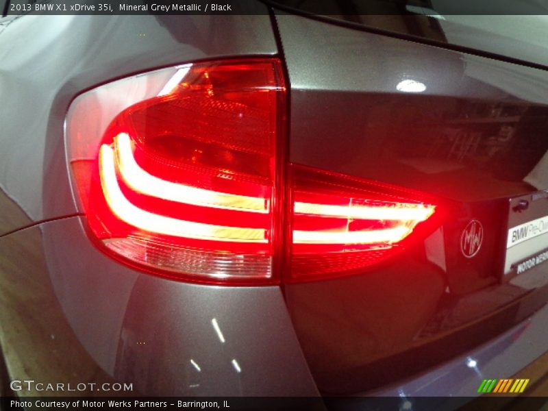 Mineral Grey Metallic / Black 2013 BMW X1 xDrive 35i