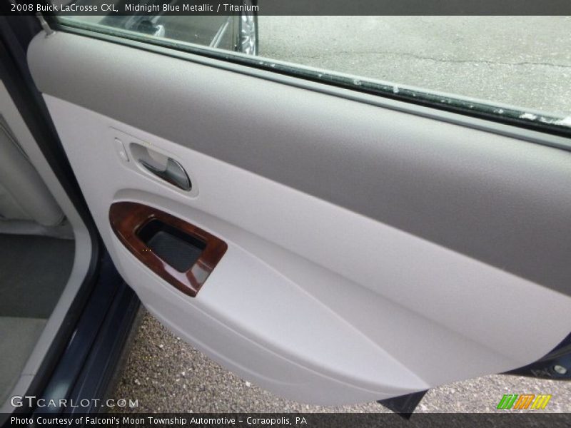 Midnight Blue Metallic / Titanium 2008 Buick LaCrosse CXL