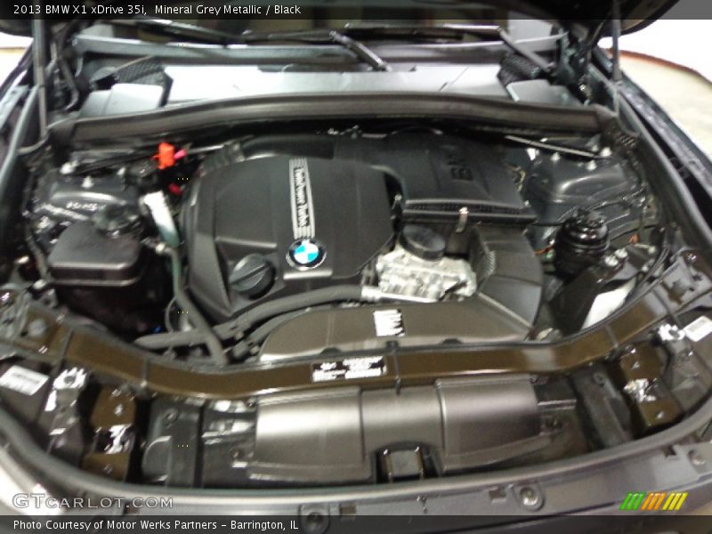 Mineral Grey Metallic / Black 2013 BMW X1 xDrive 35i