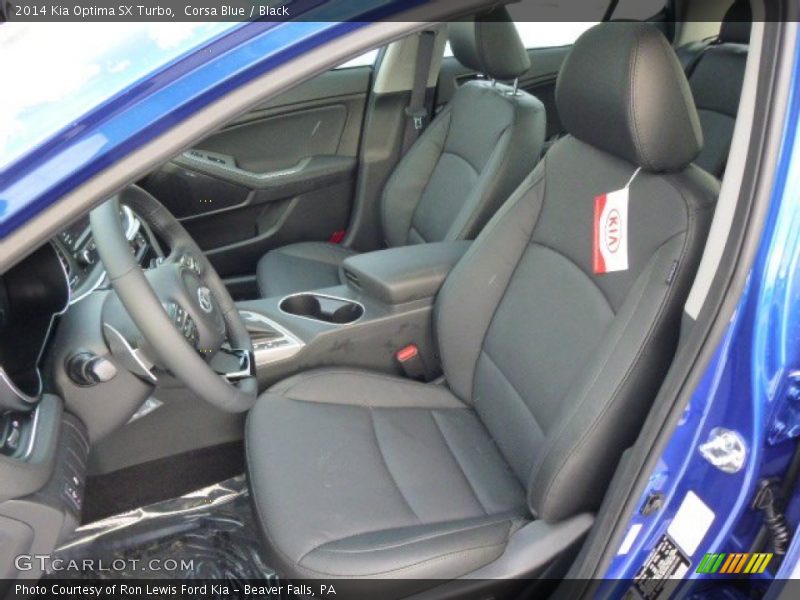 Front Seat of 2014 Optima SX Turbo