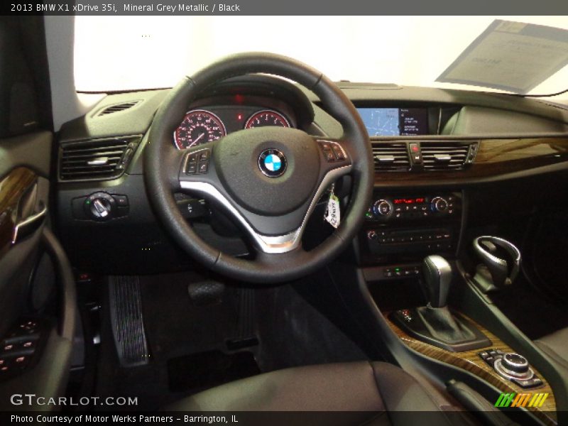 Mineral Grey Metallic / Black 2013 BMW X1 xDrive 35i