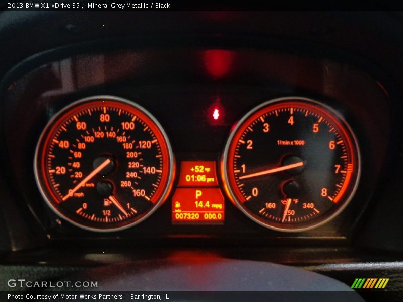 Mineral Grey Metallic / Black 2013 BMW X1 xDrive 35i