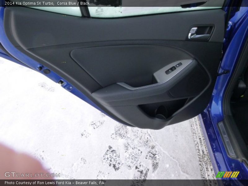 Corsa Blue / Black 2014 Kia Optima SX Turbo