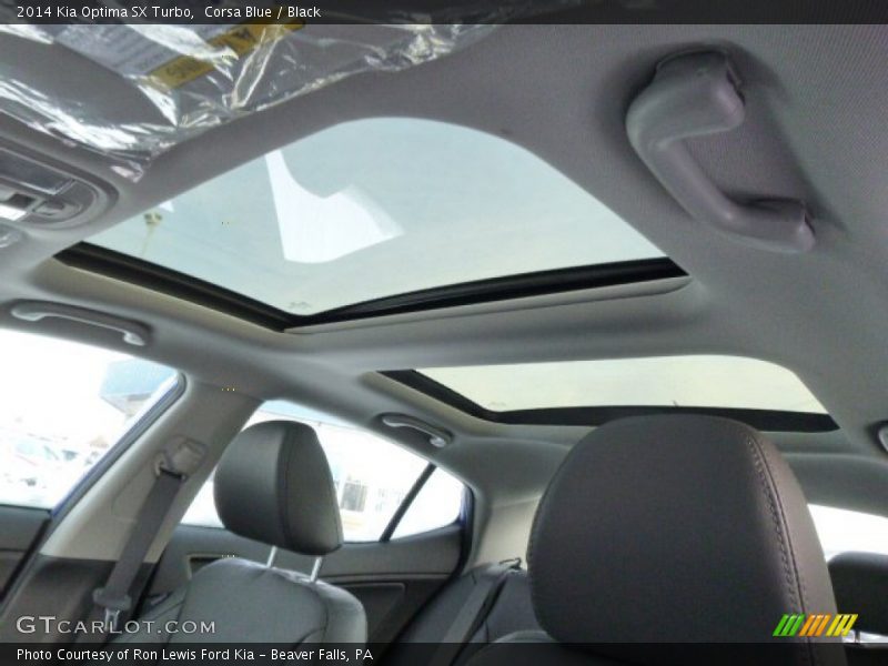 Sunroof of 2014 Optima SX Turbo