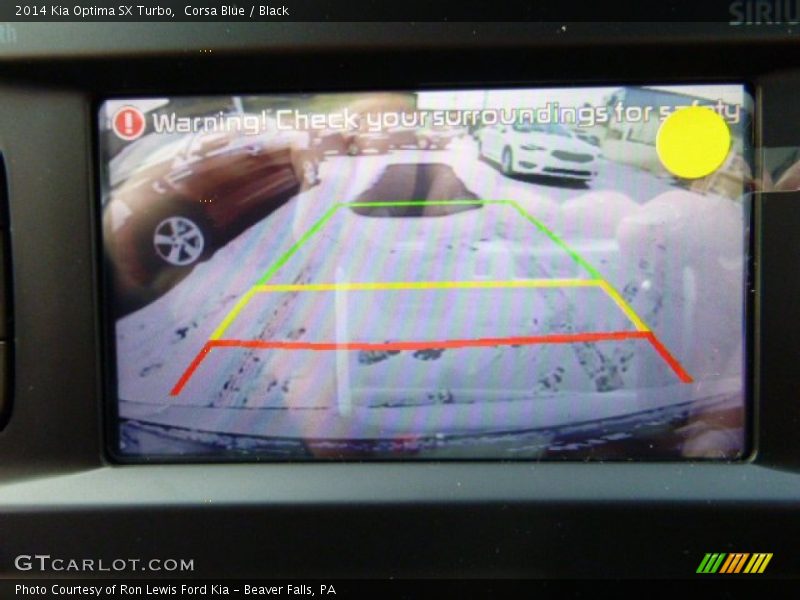 Corsa Blue / Black 2014 Kia Optima SX Turbo