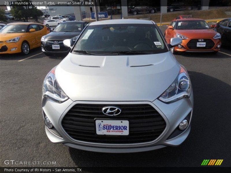 Ironman Silver / Black 2014 Hyundai Veloster Turbo