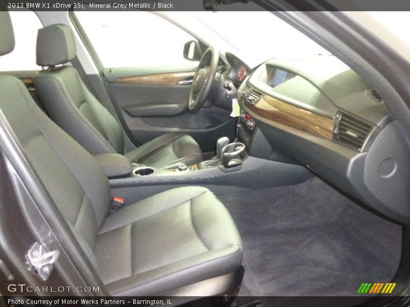 Mineral Grey Metallic / Black 2013 BMW X1 xDrive 35i