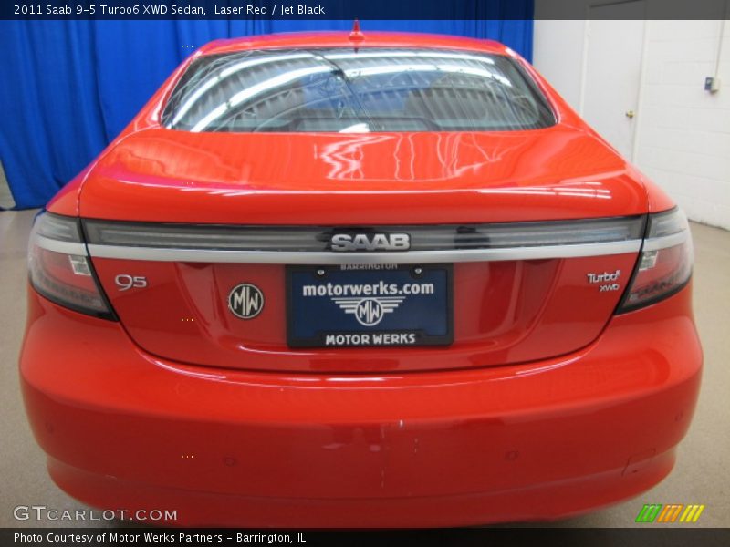 Laser Red / Jet Black 2011 Saab 9-5 Turbo6 XWD Sedan