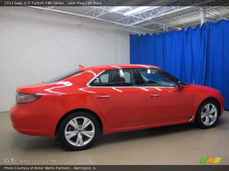 Laser Red / Jet Black 2011 Saab 9-5 Turbo6 XWD Sedan