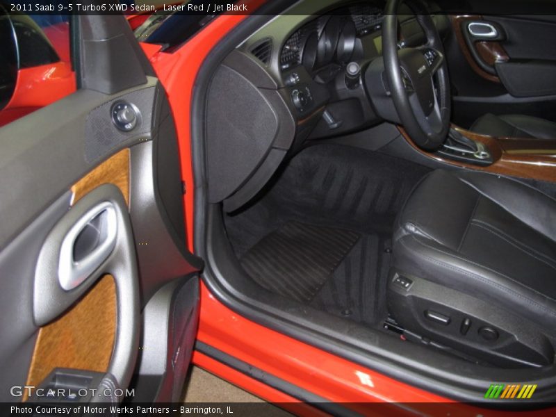 Laser Red / Jet Black 2011 Saab 9-5 Turbo6 XWD Sedan