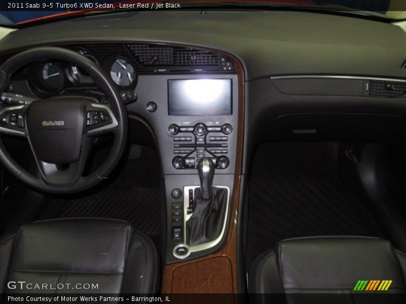 Laser Red / Jet Black 2011 Saab 9-5 Turbo6 XWD Sedan