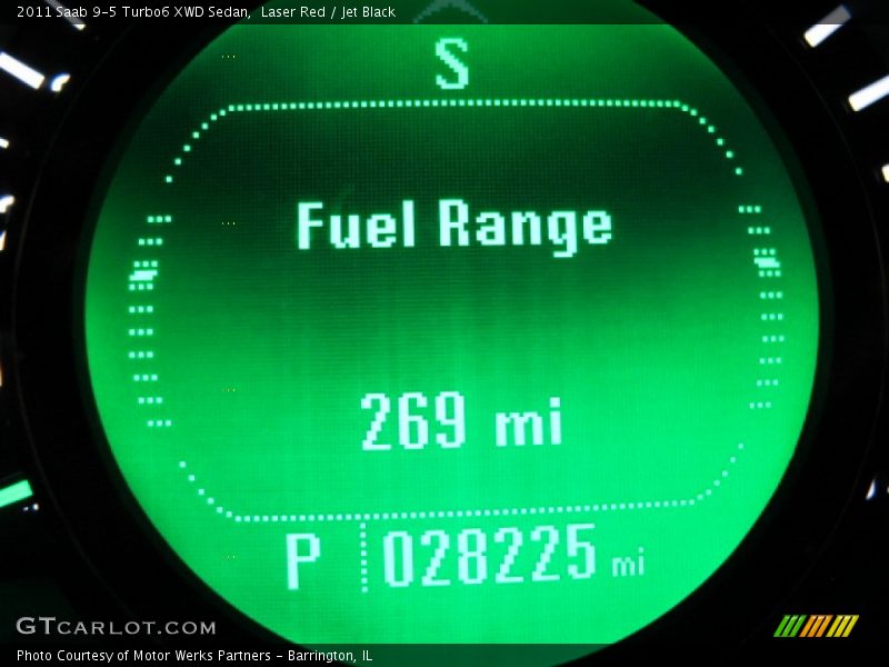 Laser Red / Jet Black 2011 Saab 9-5 Turbo6 XWD Sedan