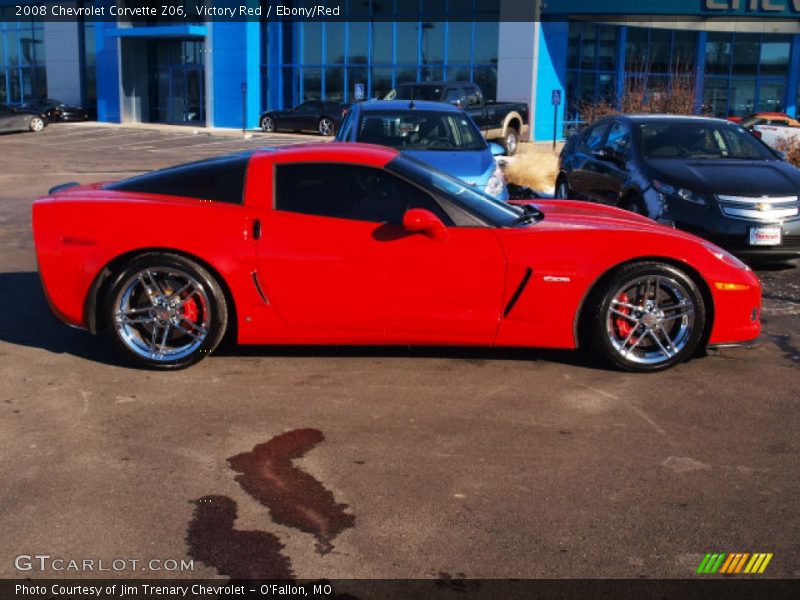 Victory Red / Ebony/Red 2008 Chevrolet Corvette Z06