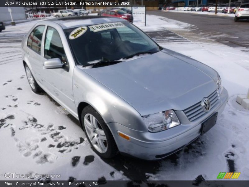 Reflex Silver Metallic / Black 2004 Volkswagen Jetta GLS 1.8T Sedan