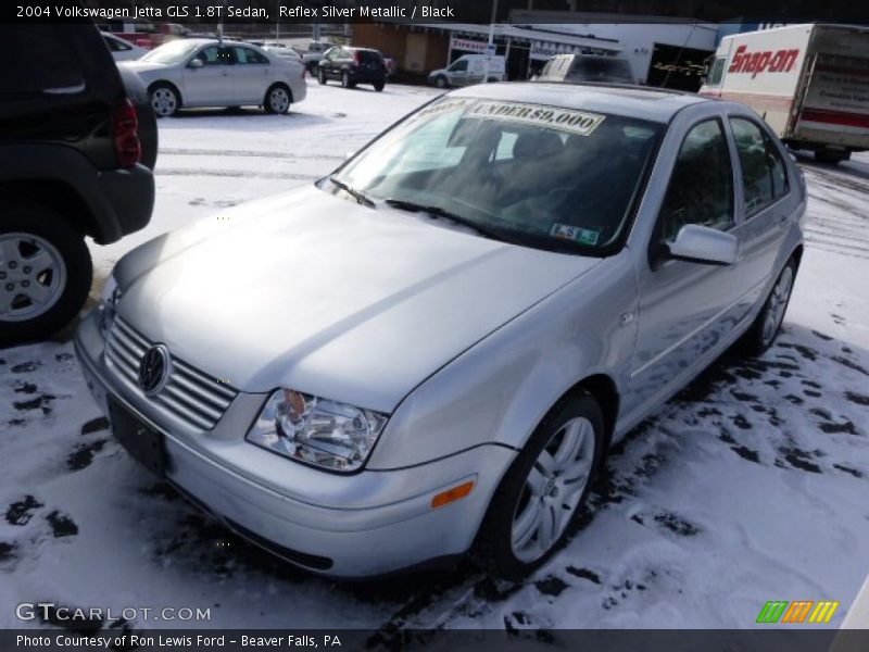 Reflex Silver Metallic / Black 2004 Volkswagen Jetta GLS 1.8T Sedan