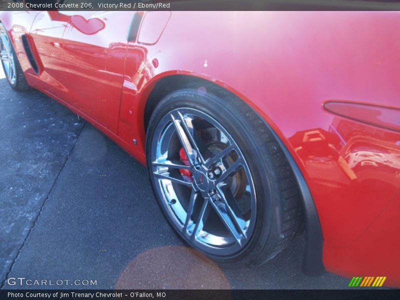 Victory Red / Ebony/Red 2008 Chevrolet Corvette Z06