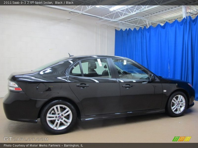 Black / Black 2011 Saab 9-3 2.0T Sport Sedan