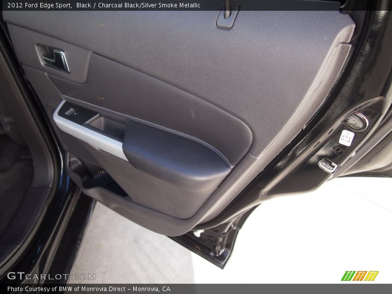 Black / Charcoal Black/Silver Smoke Metallic 2012 Ford Edge Sport