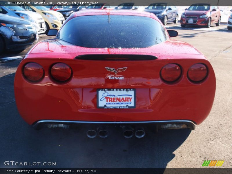 Victory Red / Ebony/Red 2008 Chevrolet Corvette Z06