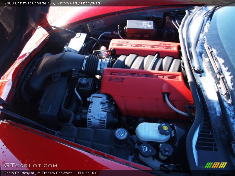 Victory Red / Ebony/Red 2008 Chevrolet Corvette Z06
