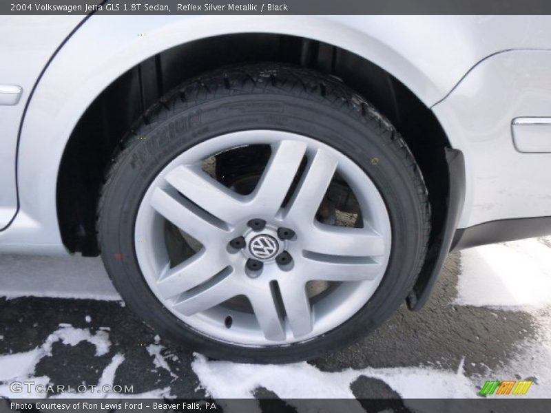 Reflex Silver Metallic / Black 2004 Volkswagen Jetta GLS 1.8T Sedan