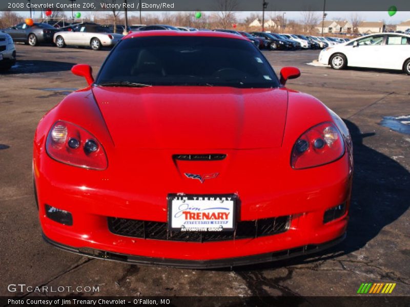 Victory Red / Ebony/Red 2008 Chevrolet Corvette Z06