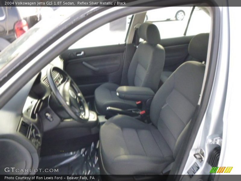 Reflex Silver Metallic / Black 2004 Volkswagen Jetta GLS 1.8T Sedan