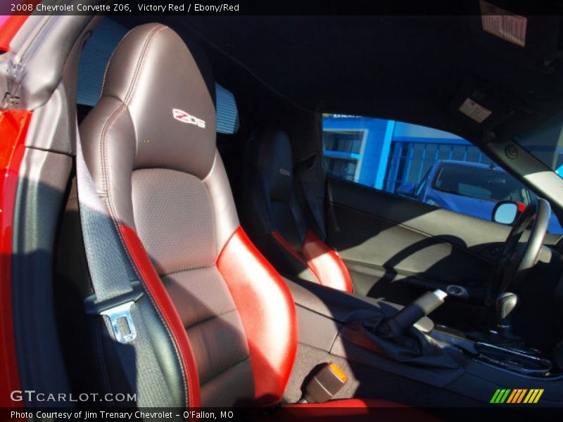 Victory Red / Ebony/Red 2008 Chevrolet Corvette Z06