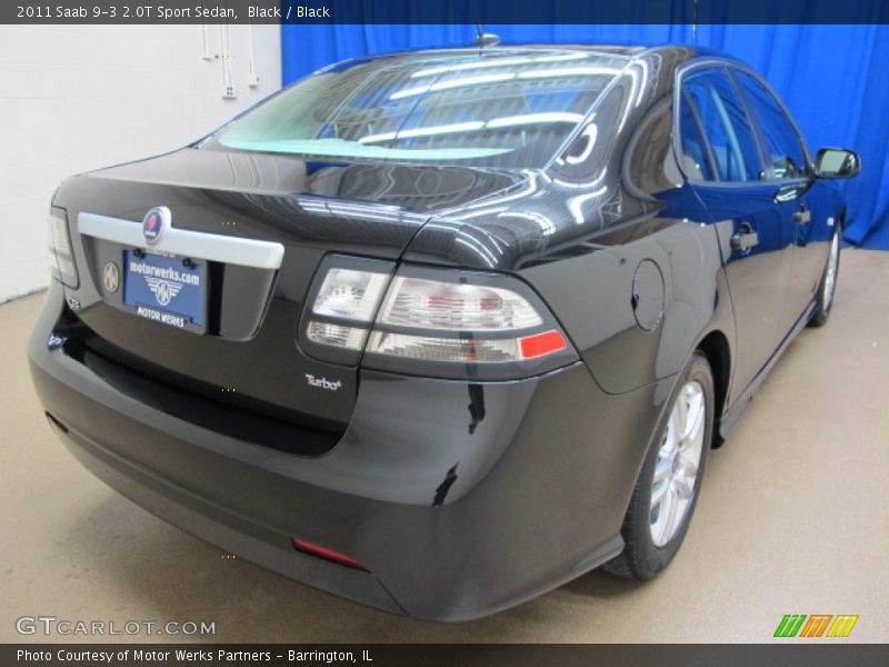 Black / Black 2011 Saab 9-3 2.0T Sport Sedan