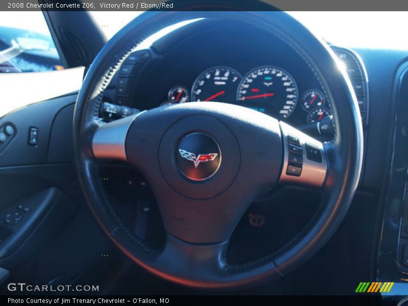 Victory Red / Ebony/Red 2008 Chevrolet Corvette Z06