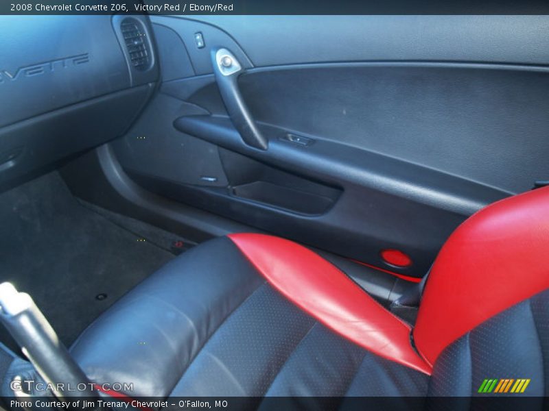 Victory Red / Ebony/Red 2008 Chevrolet Corvette Z06